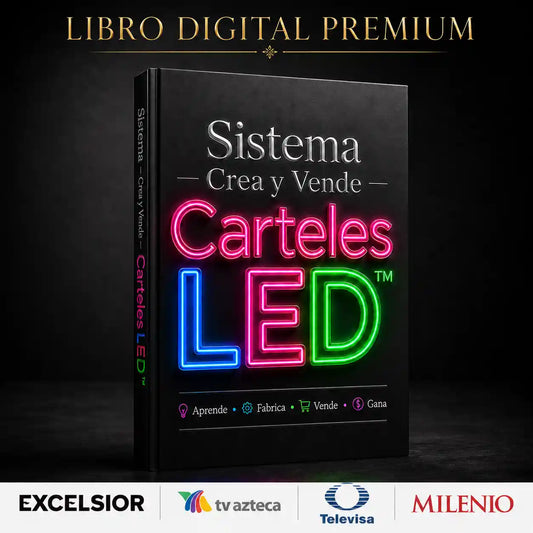 Sistema de Creación de CARTELES LED que Venden +  5 BONOS EXCLUSIVOS 🎁
